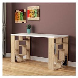 Γραφείο Labirent με Βιβλιοθήκη 140x60x75εκ. Megapap