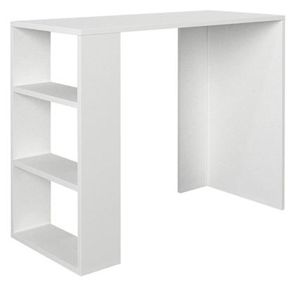 Γραφείο Netenia με Βιβλιοθήκη 90x40x74εκ. Λευκό - Megapap