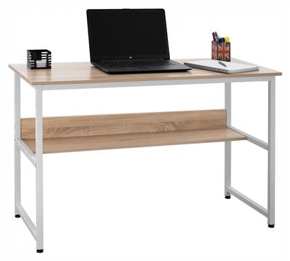 Γραφείο Portis 120x50x75εκ. Sonama με Λευκό Σκελετό - HomeMarkt