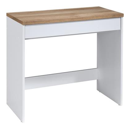 Γραφείο Practico 80x40x76εκ. Λευκό / Φυσικό - Liberta