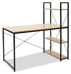 Γραφείο Ramon με Βιβλιοθήκη 122x64x120εκ. Μπεζ - Pakketo