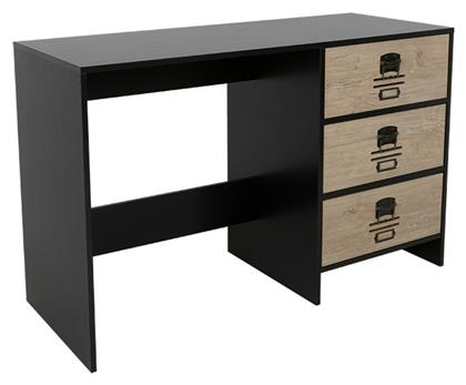 Γραφείο Slot Ξύλινο Μαύρο / Sonoma 120x48x76.5εκ. Liberta