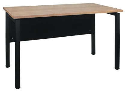Γραφείο Unit 120x60x75εκ. Μαύρο / Φυσικό - Woodwell