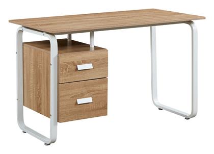 Γραφείο Voler 120x60x75εκ. Φυσικό / Λευκό - Liberta