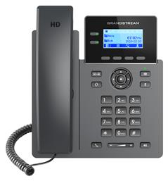 GRP2602P Ενσύρματο Τηλέφωνο IP 4 γραμμών Μαύρο Grandstream