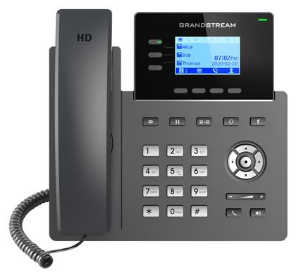 GRP2603P Ενσύρματο Τηλέφωνο IP 6 γραμμών Μαύρο Grandstream