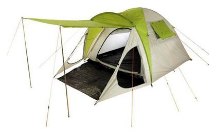 Electra XL Σκηνή Camping Igloo Μπεζ με Διπλό Πανί 3 Εποχών για 5 Άτομα 410x280x185εκ. Grasshoppers