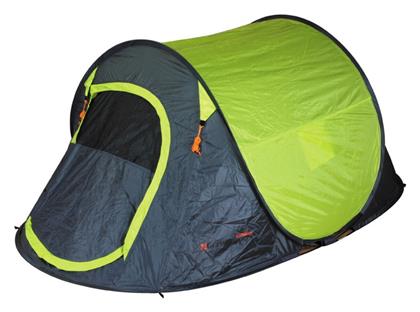 Flash 2 Αυτόματη Καλοκαιρινή Σκηνή Camping Pop Up Γκρι για 3 Άτομα 245x145x100εκ. Grasshoppers