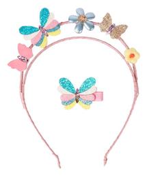 Παιδική Στέκα Μαλλιών με Λουλούδι Ροζ Great Pretenders