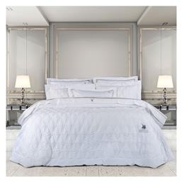 2158 Σετ Κουβερλί Υπέρδιπλο Microfiber Λευκό 220x240cm Greenwich Polo Club