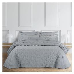 2160 Σετ Κουβερλί Υπέρδιπλο Microfiber ΓΚΡΙ 220x240cm Greenwich Polo Club