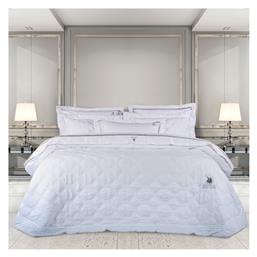 2161 Σετ Κουβερλί Υπέρδιπλο Microfiber ΓΚΡΙ 220x240cm Greenwich Polo Club