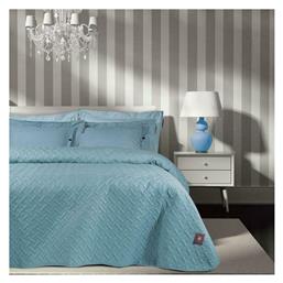 2483 Κουβερλί Υπέρδιπλο Microfiber Γαλαζιο 220x240cm Greenwich Polo Club