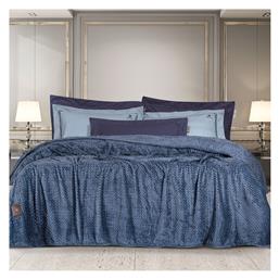 2498 Κουβέρτα Fleece Υπέρδιπλη 220x240εκ. Μπλε Greenwich Polo Club