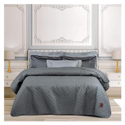 3459 Κουβερλί Υπέρδιπλο Microfiber Γκρι Σκούρο 220x240cm Greenwich Polo Club