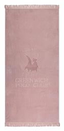 Greenwich Polo Club 3622 Πετσέτα Θαλάσσης Παρεό με Κρόσσια Ροζ 170x70εκ. από το Spitishop