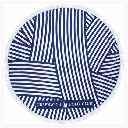 3688 Πετσέτα Σώματος Microfiber Μπλε 150x150εκ. Greenwich Polo Club