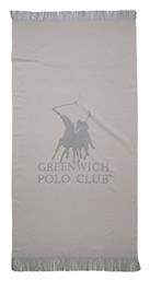 3778 Πετσέτα Θαλάσσης με Κρόσσια Εκρού 170x80εκ. Greenwich Polo Club