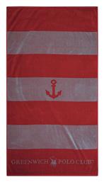 3788 Πετσέτα Θαλάσσης Κόκκινη 170x90εκ. Greenwich Polo Club