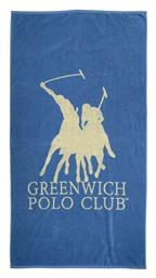 3851 Πετσέτα Θαλάσσης Βαμβακερή Μπλε 170x90εκ. Greenwich Polo Club