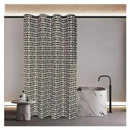 Essential Κουρτίνα Μπάνιου Υφασμάτινη 200x180cm Black Greenwich Polo Club