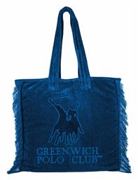 Υφασμάτινη Τσάντα Θαλάσσης με Καπέλο Μπλε Greenwich Polo Club