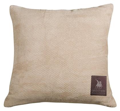 Μαξιλάρι Καναπέ 2734 Μπεζ 42x42εκ. Greenwich Polo Club