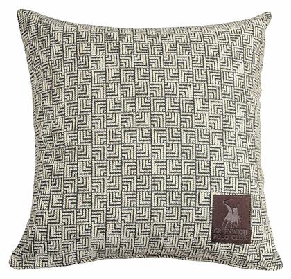 Μαξιλάρι Καναπέ 2766 Γκρι - Εκρού 42x42εκ. Greenwich Polo Club
