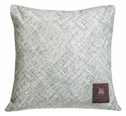 Μαξιλάρι Καναπέ 2781 Γκρι / Εκρού 42x42εκ. Greenwich Polo Club