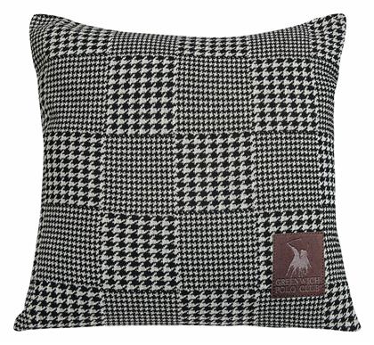 Μαξιλάρι Καναπέ 2786 Γκρι / Μαύρο 42x42εκ. Greenwich Polo Club