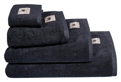 Πετσέτα Προσώπου 50x90εκ. Μαύρη Βάρους 460gr/m² Greenwich Polo Club