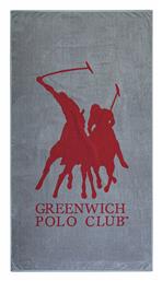 Πετσέτα Θαλάσσης Γκρι 170x90εκ. Greenwich Polo Club