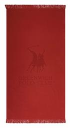 Πετσέτα Θαλάσσης Κόκκινη 170x80εκ. Greenwich Polo Club