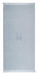 Πετσέτα Θαλάσσης με Κρόσσια Γκρι 190x90εκ. Greenwich Polo Club