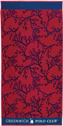 Πετσέτα Θαλάσσης Μπορντό 170x90εκ. Greenwich Polo Club
