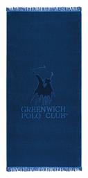 Πετσέτα Θαλάσσης Βαμβακερή Μπλε Greenwich Polo Club