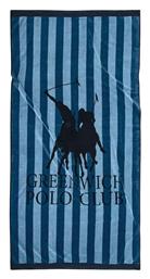 Πετσέτα Θαλάσσης Βαμβακερή Μπλε Greenwich Polo Club