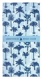 Πετσέτα Θαλάσσης Βαμβακερή Γαλάζια Greenwich Polo Club