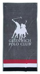 Πετσέτα Θαλάσσης Βαμβακερή Γκρι 180x90εκ. Greenwich Polo Club