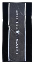 Πετσέτα Θαλάσσης Βαμβακερή Γκρι Greenwich Polo Club
