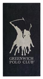 Πετσέτα Θαλάσσης Βαμβακερή Μαύρη Greenwich Polo Club