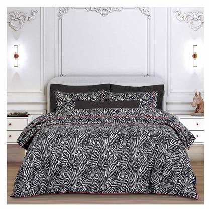 Σετ Υπέρδιπλη 220x240 Essential 2217 Black-Beige Greenwich Polo Club