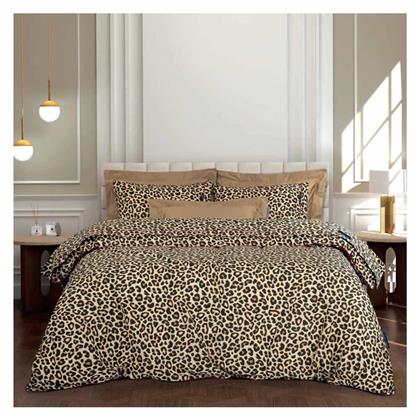 Σετ Υπέρδιπλη 220x240 Essential 2218 Black-beige-ochre Greenwich Polo Club