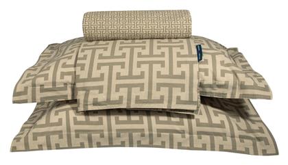 Σετ Σεντόνια Υπέρδιπλα 240x260εκ. 2144 Εκρού Greenwich Polo Club