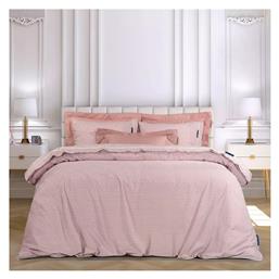 Σετ Σεντόνια Υπέρδιπλα 240x260εκ. Essential 2185 Ροζ 4τμχ Greenwich Polo Club