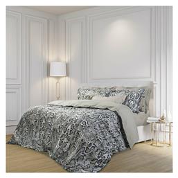 Σετ Σεντόνια King Size 260x280 2111 Γκρι - Μαύρο - Άσπρο Greenwich Polo Club
