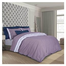 Σετ Σεντόνια King Size 260x280εκ. 2172 Κόκκινο - Λευκό - Μπλε Greenwich Polo Club