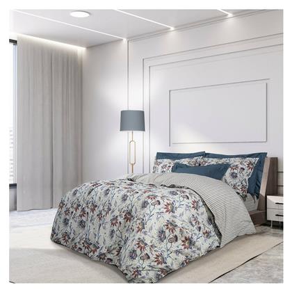 Σετ Σεντόνια Μονά 170x260 2113 Μπλε / Κόκκινο / Γκρι Greenwich Polo Club