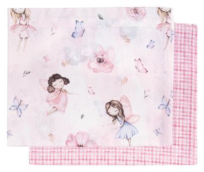 Σετ Βρεφικά Σεντόνια Λίκνου Βαμβακερά Dusty Rose, Pink 70x120εκ. 2τμχ Greenwich Polo Club