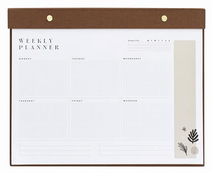 Εβδομαδιαίο Planner 21x64εκ. Grupo Erik